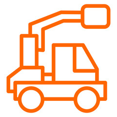 forklift truck vector illustration