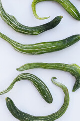 Snake gourd or serpent gourd