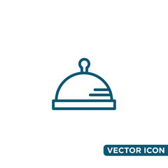 Obraz premium Simple Movable Food Cover Icon Design Template 