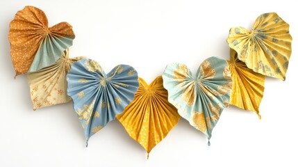 Obraz premium Vibrant Bunting and Garlands for New Year Celebration