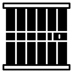 Jail Solid Icon
