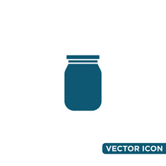 Simple Jar Icon Design Template 