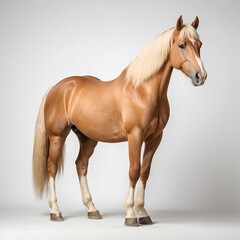 Obraz premium Palomino Horse Studio Shot