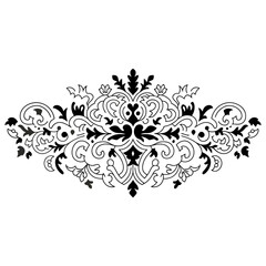 ornaments black color silhouette