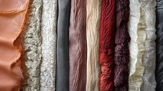 A Colorful Spectrum of Textured Fabrics
