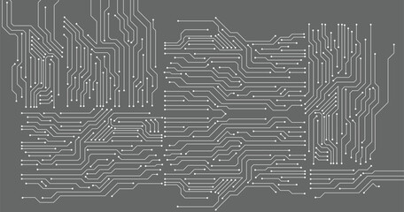 Design in the concept of electronic circuit boards.. Communication and engineering concept. Vector illustration