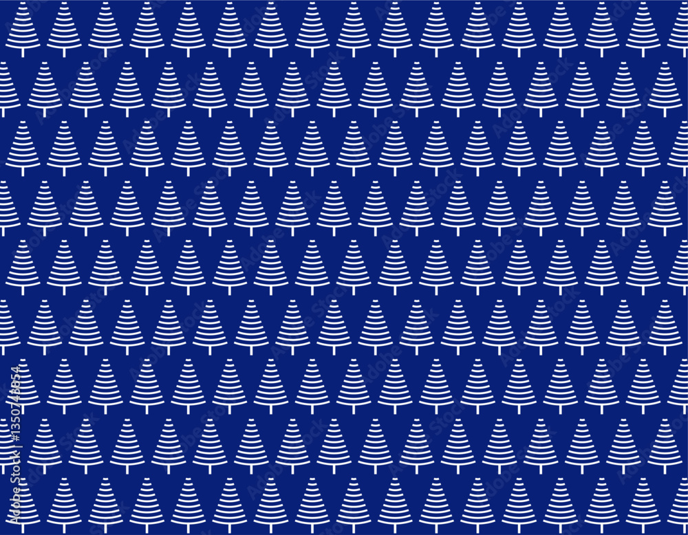 Poster pine pattern vector design