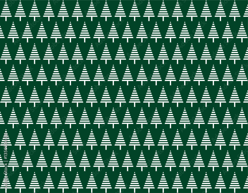 Poster pine pattern vector design