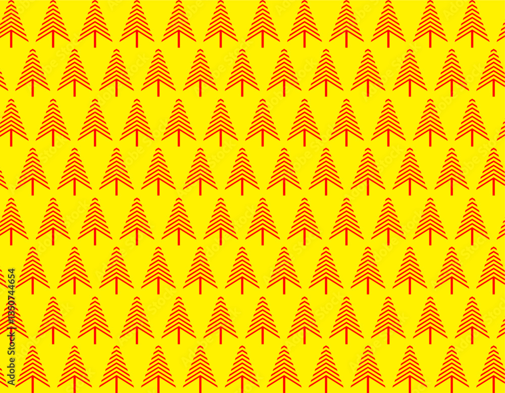Poster pine pattern vector design