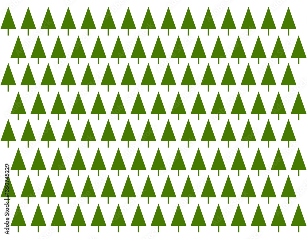 Poster pine pattern vector design
