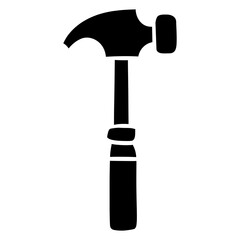 hammer logo icon vector