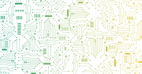 Design in the concept of electronic circuit boards. Circuit board electronic hi tech pattern. Vector 