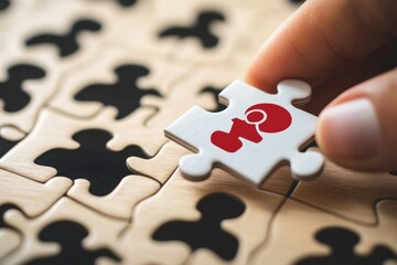 Hand placing final puzzle piece with number 10.