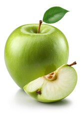 Juicy Green Apple with Slice