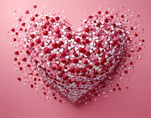 Heart Shaped Confetti Valentine's Day