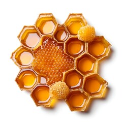Honeycomb with Golden Honey