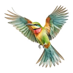 Rainbow Bee-eater in Flight