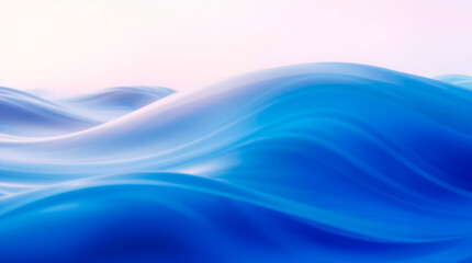Fototapeta premium Seamless Abstract Wave Background with Smooth Gradient Transition, Blending Soft Colors for a Fluid and Elegant Visual Experience