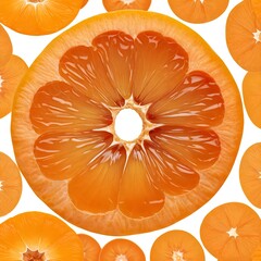 Juicy Orange Slices Pattern