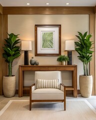 Vibrant and Tranquil Interior Designs: A Visual Journey Through Contemporary Spaces, living room .