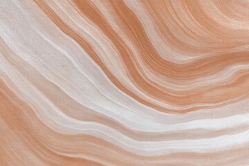 Obraz premium Abstract stone texture with flowing lines of peach and cream