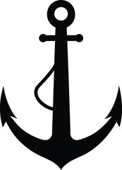 Anchor Silhouette Vector Design, Anchor Icon