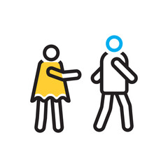 Multi color icon for ignore