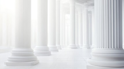 Ancient columns interior, bright, empty, architectural, use in stock photos