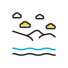 Multi color icon for vast