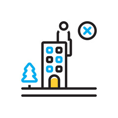 Multi color icon for failure