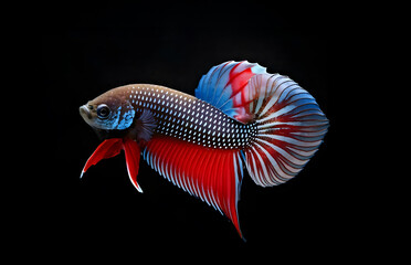 wlid siamese fighting fishes