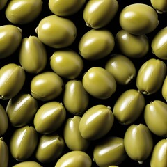 Green Olives Close Up