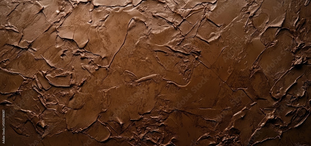 Poster a textured brown surface with intricate patterns resembling natural stone. creating a warm and rusti