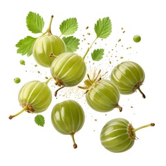 Floating Gooseberries with Splash