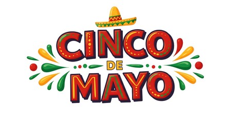 Cinco de mayo Typography Ai image