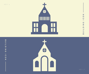 Minimalist Building Icon Set 