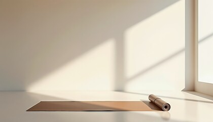 Yoga Mat Minimalist Room Calm
