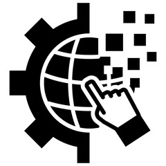 Digital Transformation Icon