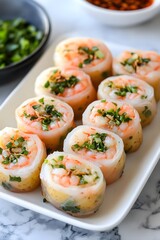 Delicious Shrimp Rice Paper Rolls Appetizer Recipe