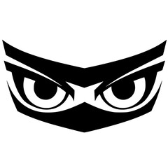 Ninja eye silhouette © Breck