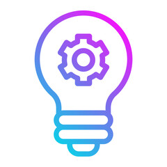 Setting creativity Line Gradient Icon