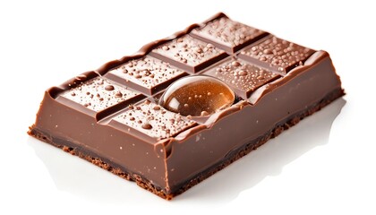 Gourmet Chocolate Bar with Caramel Filling