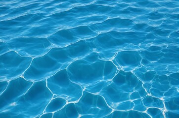 Obraz premium 水の表面の波立ちの、アブストラクト、テクスチャ、リアル、海