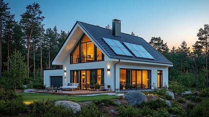 Modern Solar Home for Twilight Forest.