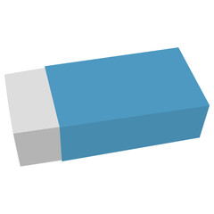 Flat Eraser Illustration