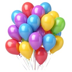 Bunch of Colorful Balloons