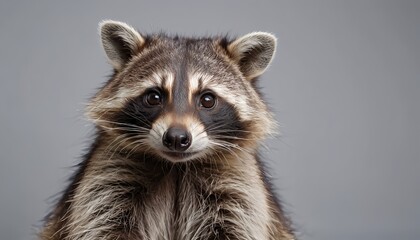 Curious Raccoon Portrait