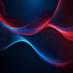 Abstract Red and Blue Waves