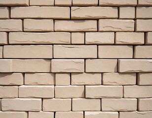 Obraz premium Beige Brick Wall Texture