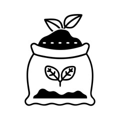 soil bag illustration